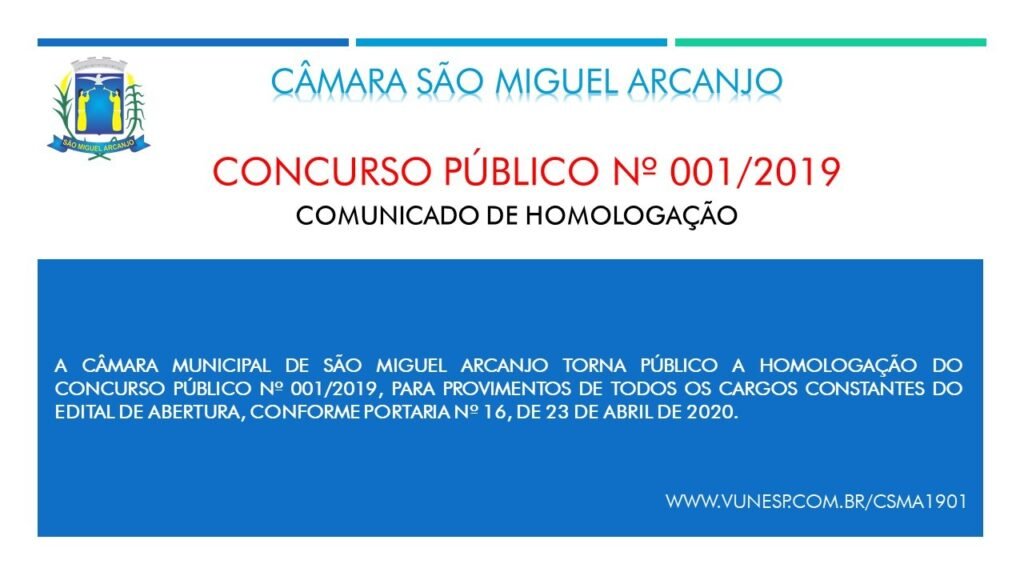 Concurso Público - Homologação
