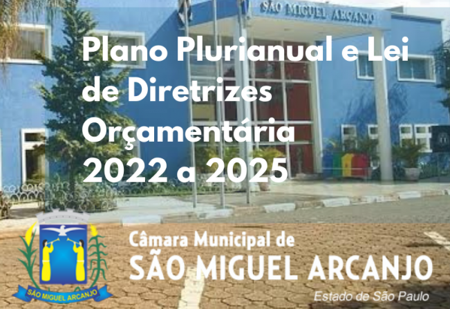 Apresentação do Plano Plurianual e da Lei de Diretrizes Orçamentárias