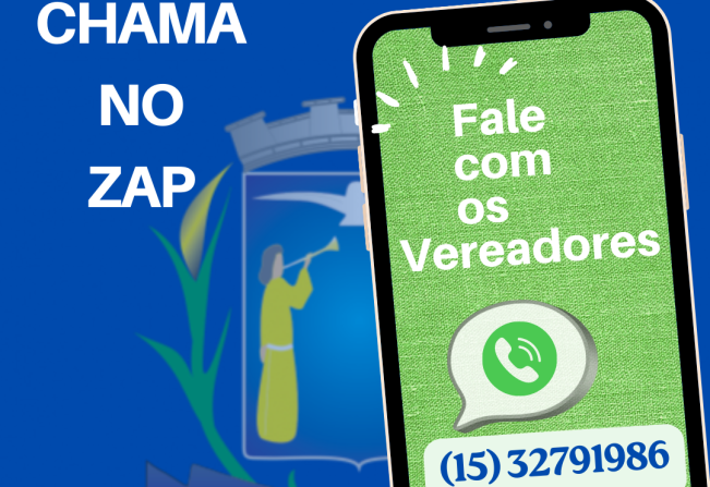 Fale com o WhatsApp da Câmara